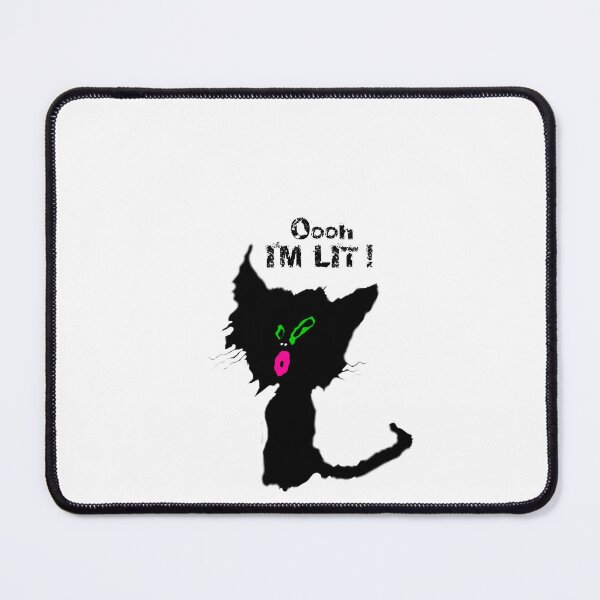 Item preview, Popa - black kitten  "I'm lit," designed and sold by IDoMatterROSASS.