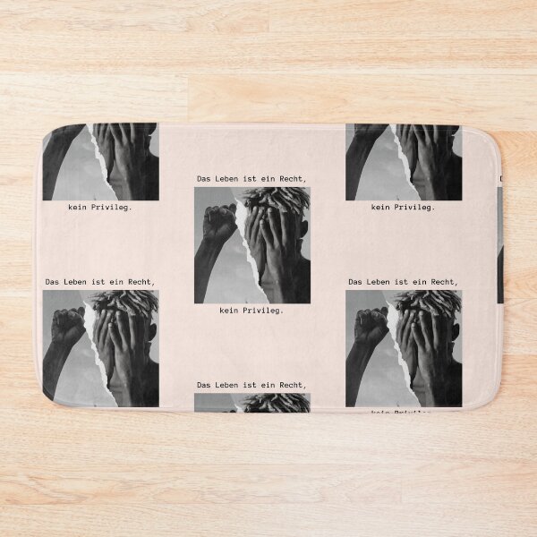 Item preview, Das Leben ist ein Recht, kein Privileg. | Pastel Pink Background designed and sold by RM-Journey.