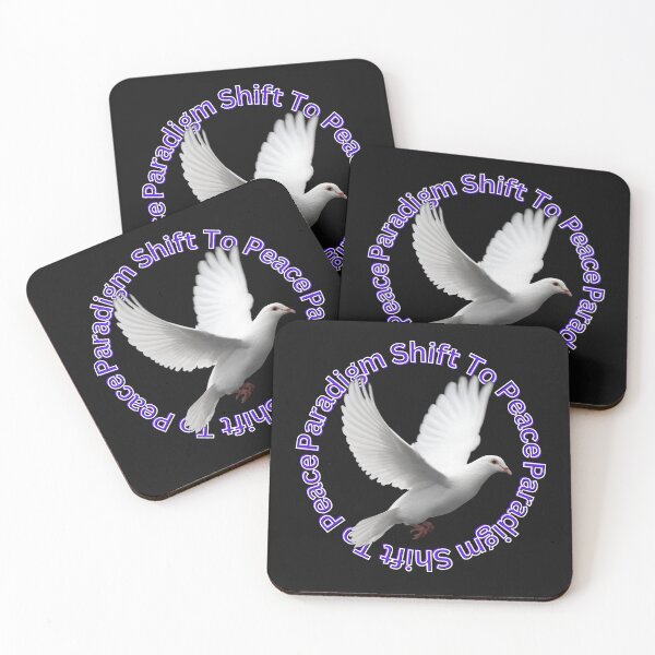 Item preview, Paradigm Shift to Peace, dove, blue designed and sold by schmerkers.
