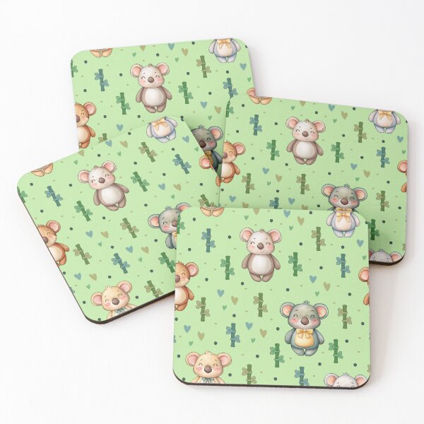 Item preview, Happy koala bears with bamboo design for kids for children for babies designed and sold by NymeriaH.
