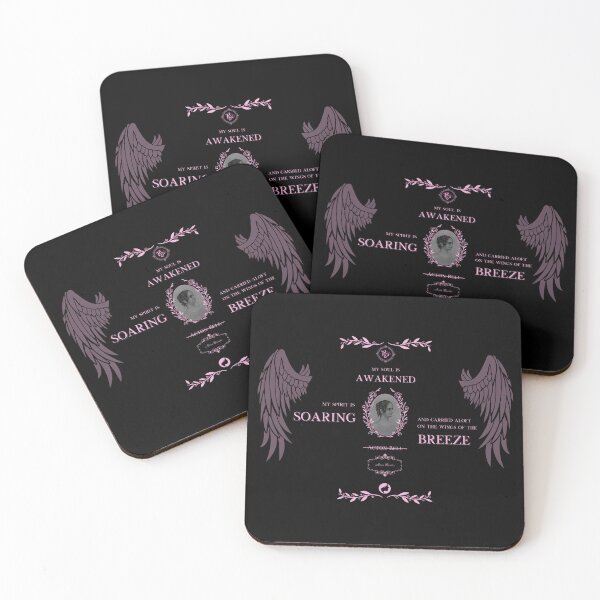 Item preview, Anne Bronte (pink/black) designed and sold by ProsetoPrint.