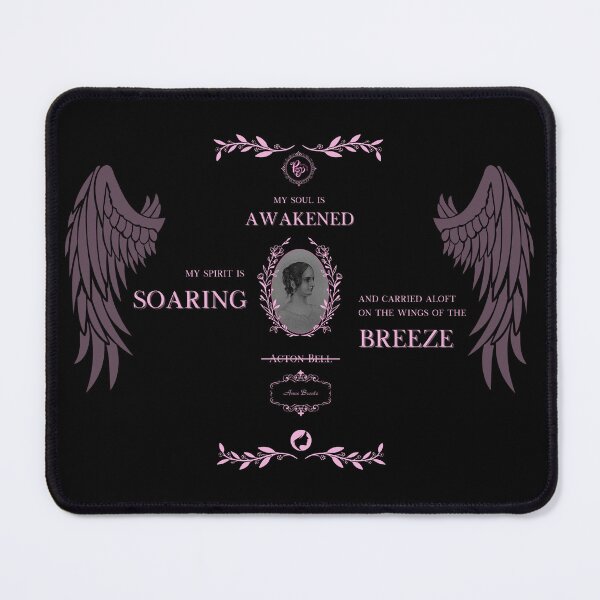 Item preview, Anne Bronte (pink/black) designed and sold by ProsetoPrint.