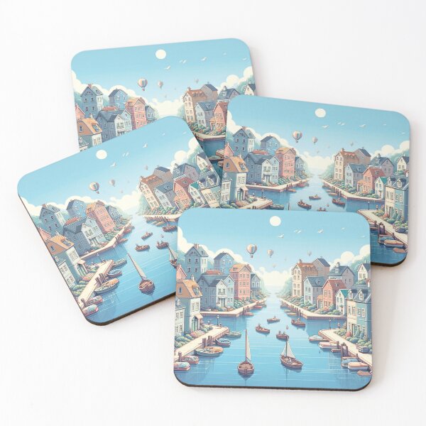 Item preview, The Canal houses  designed and sold by Random Designs.
