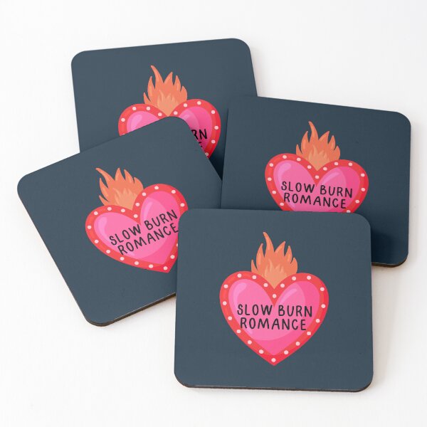Item preview, Slow burn romance bookish trope - flame designed and sold by Neadoodles.