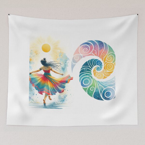 Item preview, Sunshine and Spirals   designed and sold by Sienna Hamilton-Katene.