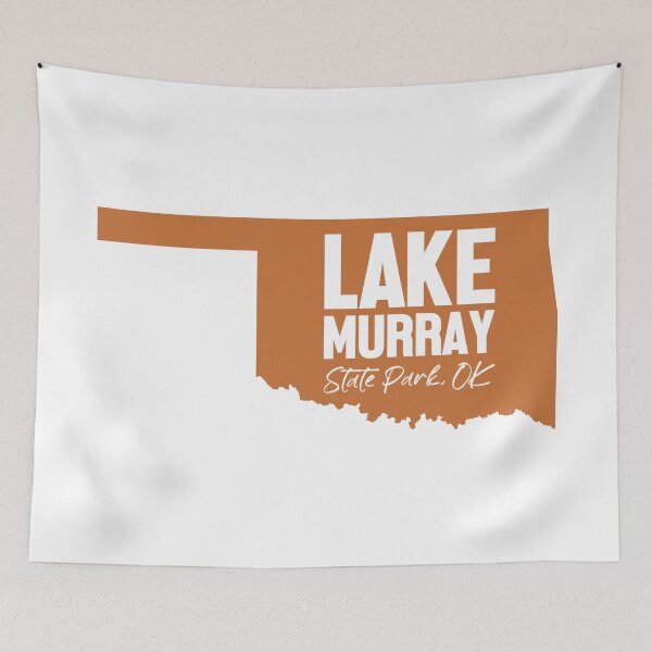 Item preview, Lake Murray State Park Oklahoma Map designed and sold by bivenart.