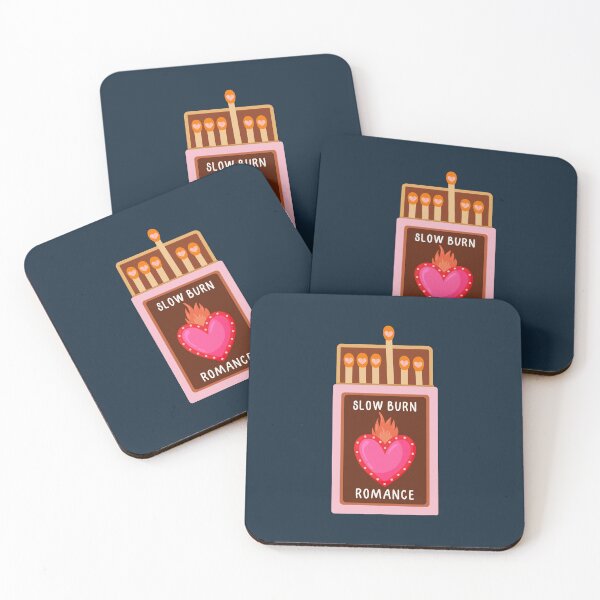 Item preview, Slow burn romance bookish trope - matchbox designed and sold by Neadoodles.