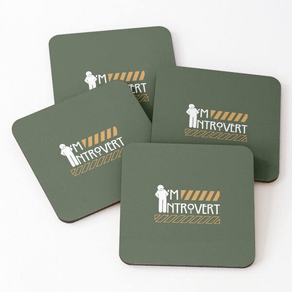 Item preview, I'm Introvert | Green Background designed and sold by RM-Journey.