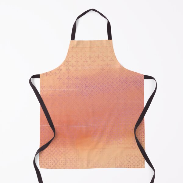 Item preview, Painted Dream Mist at the Magic Hour in Coral Peach with Violet Pattern Accents designed and sold by NoaaDesign.