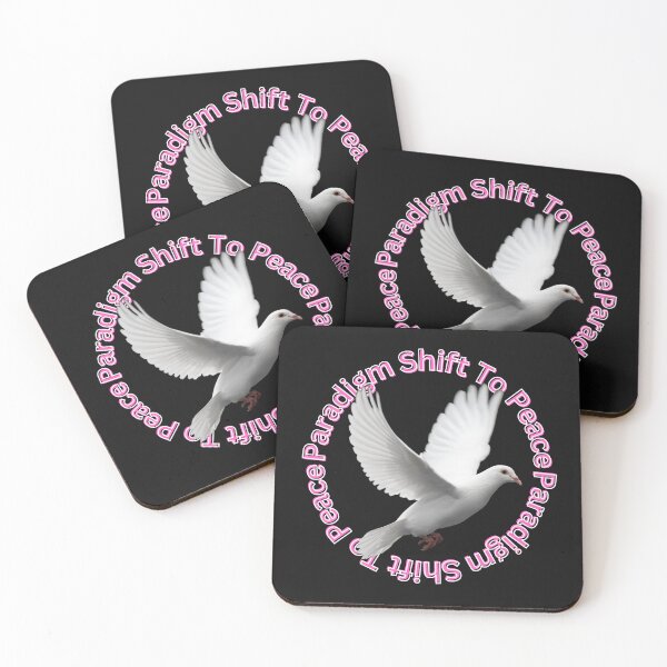 Item preview, Paradigm Shift to Peace, dove, pink designed and sold by schmerkers.