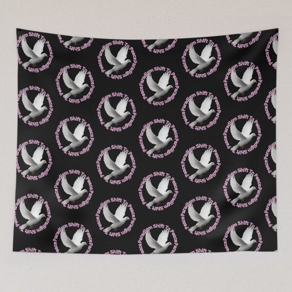 Item preview, Paradigm Shift to Peace, dove, pink designed and sold by schmerkers.