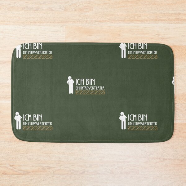 Item preview, Ich bin ein Introvertierter | Green Background designed and sold by RM-Journey.