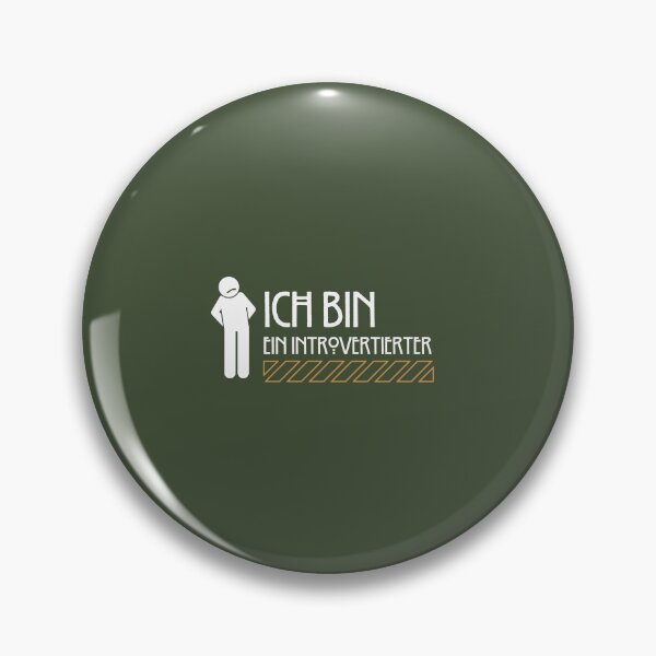 Item preview, Ich bin ein Introvertierter | Green Background designed and sold by RM-Journey.