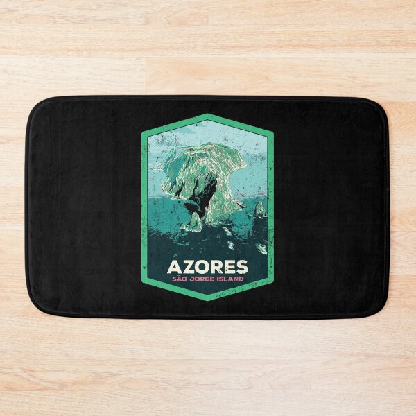 Item preview, Aerial View of S. Jorge Island, Azores Illustration designed and sold by Lemomo-artworks.