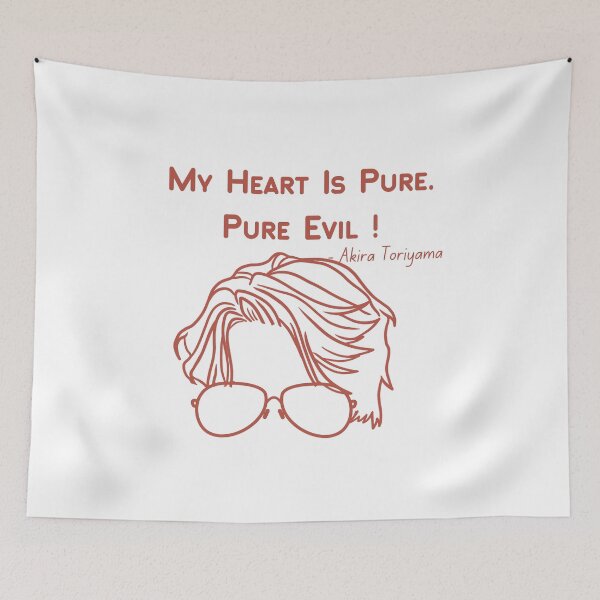 Item preview, Akira Toriyama - My heart is pure.pure evil ! designed and sold by ViLo-TStore.