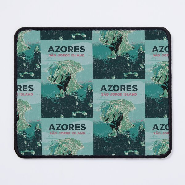 Item preview, Aerial View of S. Jorge Island, Azores Illustration designed and sold by Lemomo-artworks.