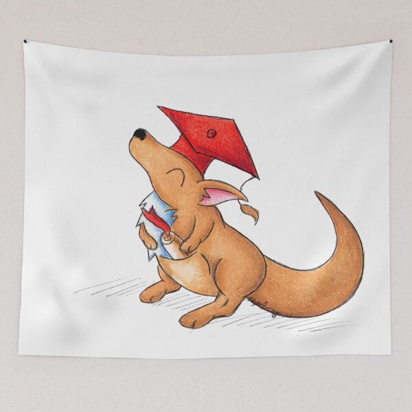 Item preview, Kangaroo Grad designed and sold by KOKeefeArt.