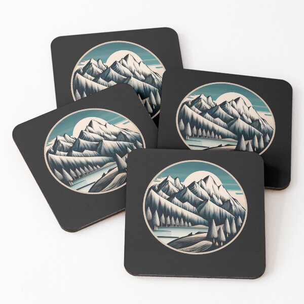 Item preview, Beautiful mountains designed and sold by moderncolor.