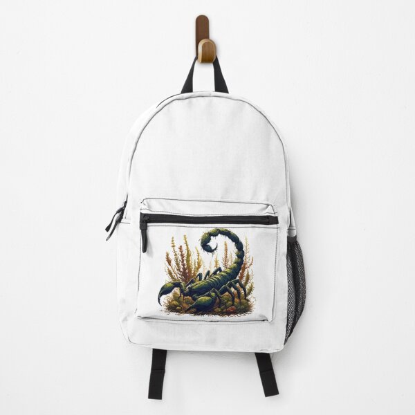Item preview, Scorpion overgrown with moss, plants and flowers designed and sold by TomFrontierArt.
