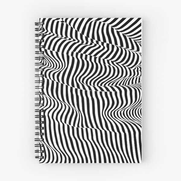 Item preview, Illusion black crease / wave line effect designed and sold by m-yoga-store.