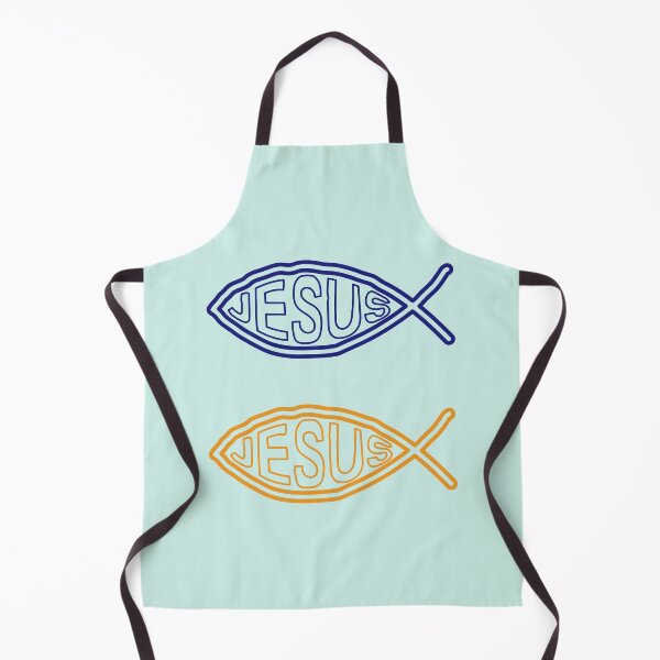 Item preview, Christian fish with Jesus inscription designed and sold by EternalRock.