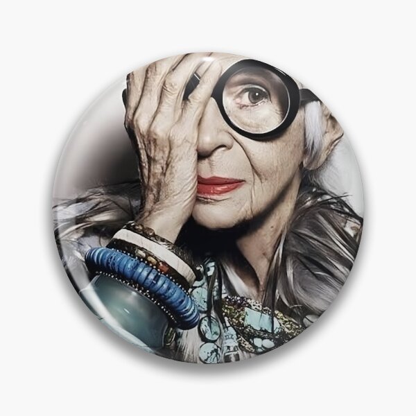 Item preview, Iris Apfel- Funny and Fashion Icon designed and sold by Magicalportrait.