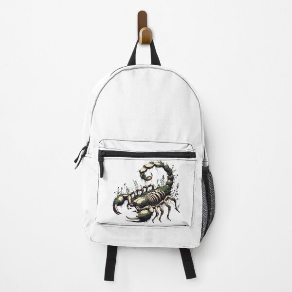 Item preview, Scorpion skeleton overgrown with moss and plants designed and sold by TomFrontierArt.