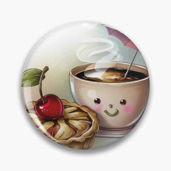 Item preview, pie apple with coffee  perfect cozy day designed and sold by brokenpones.
