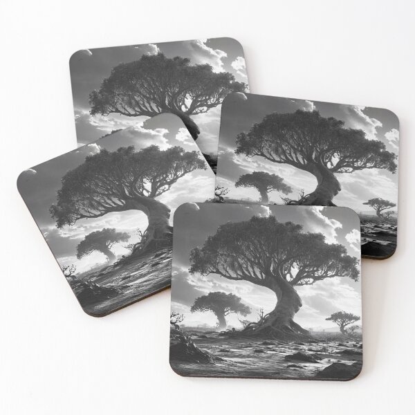 Item preview, Baobabs of the Desolate Earth designed and sold by JangmiHorang.