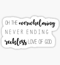 Overwhelming Love of God Sticker