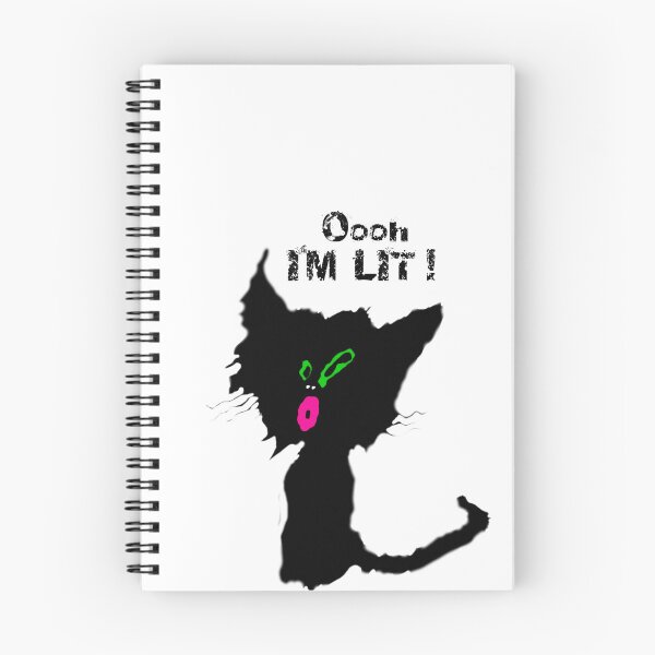 Item preview, Popa - black kitten  "I'm lit," designed and sold by IDoMatterROSASS.