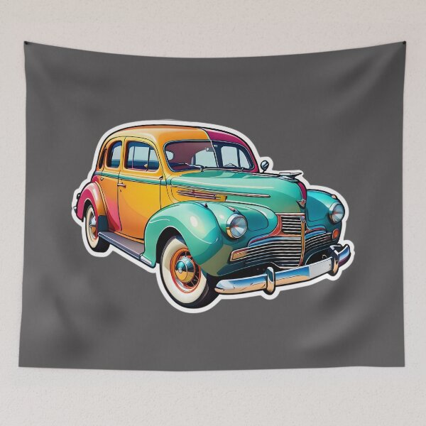 Item preview, Vintage Classic Car  designed and sold by TheArtOfPat.