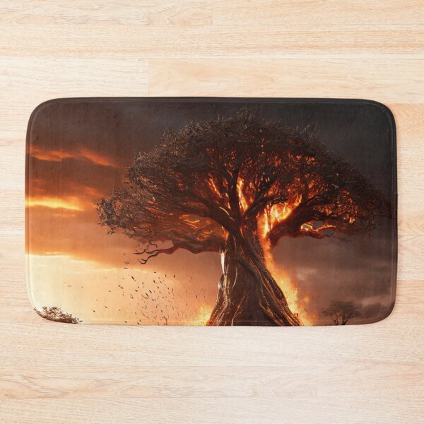Item preview, Burning Baobab in the Desolate Earth designed and sold by JangmiHorang.