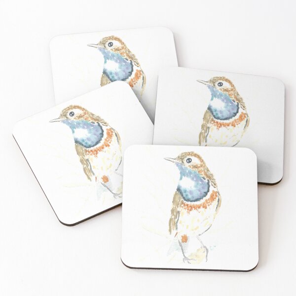Item preview, Blue throat bird designed and sold by GiselleSellier.