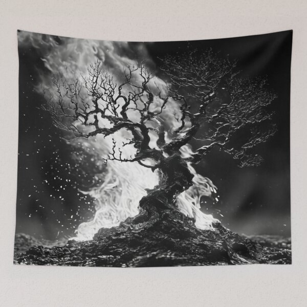 Item preview, Burned out Baobabs of the Desolate Earth designed and sold by JangmiHorang.