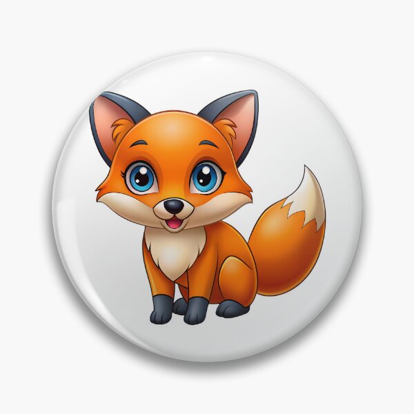 Item preview, Cute Fox (Animal) designed and sold by risingdigitall.