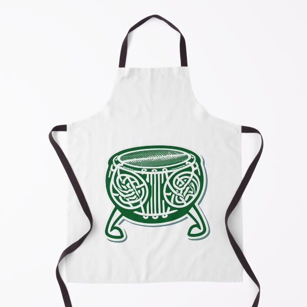 Item preview, Traditional Irish Bodhran and Celtic Knots Silhouette designed and sold by NiftyWrx.