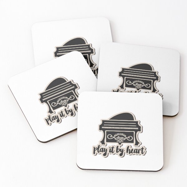 Item preview, Vintage Piano 'Play it by Heart' Inspirational Design designed and sold by NiftyWrx.
