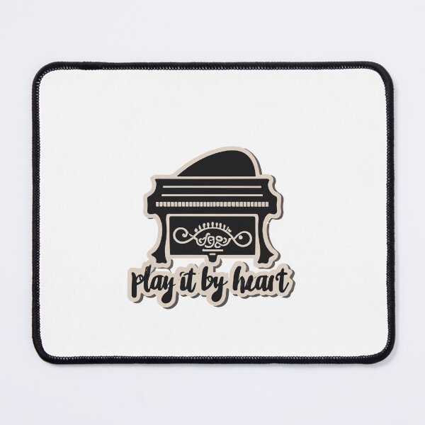 Item preview, Vintage Piano 'Play it by Heart' Inspirational Design designed and sold by NiftyWrx.