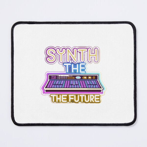 Item preview, Synth the Future - Vibrant Neon Modern Synthesizer designed and sold by NiftyWrx.