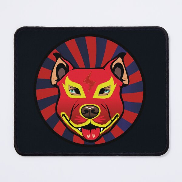 Item preview, pitbull red mask designed and sold by ArtisticVsion.
