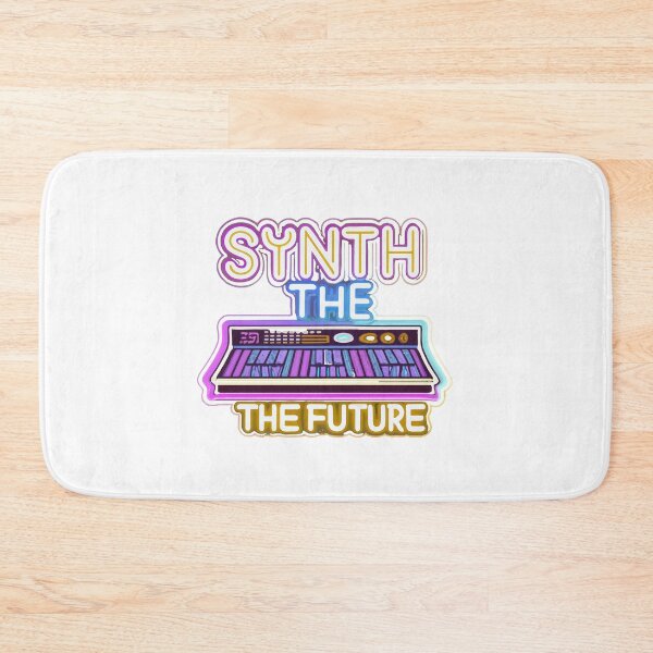 Item preview, Synth the Future - Vibrant Neon Modern Synthesizer designed and sold by NiftyWrx.