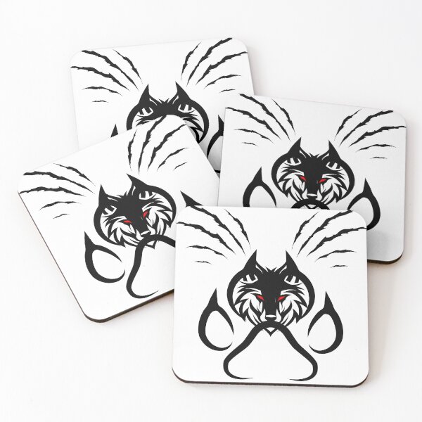 Item preview, Wolf With Red Eyes Wolf Paw  designed and sold by Aabouch-shop.