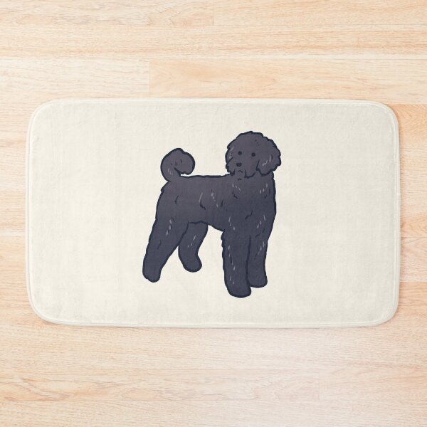 Item preview, black russian terrier dog art designed and sold by Mayarart.