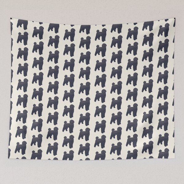 Item preview, black russian terrier dog art designed and sold by Mayarart.