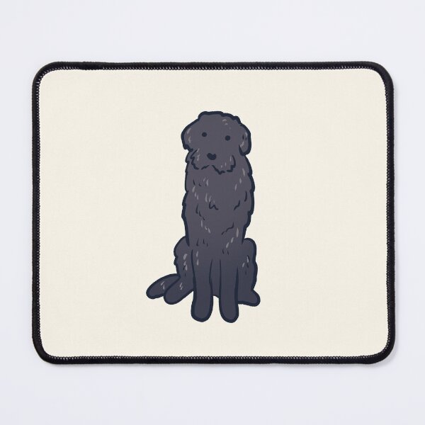 Item preview, Cute black russian terrier dog art designed and sold by Mayarart.