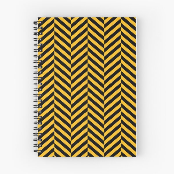Item preview, Yellow and black herringbone pattern designed and sold by LinDraws.