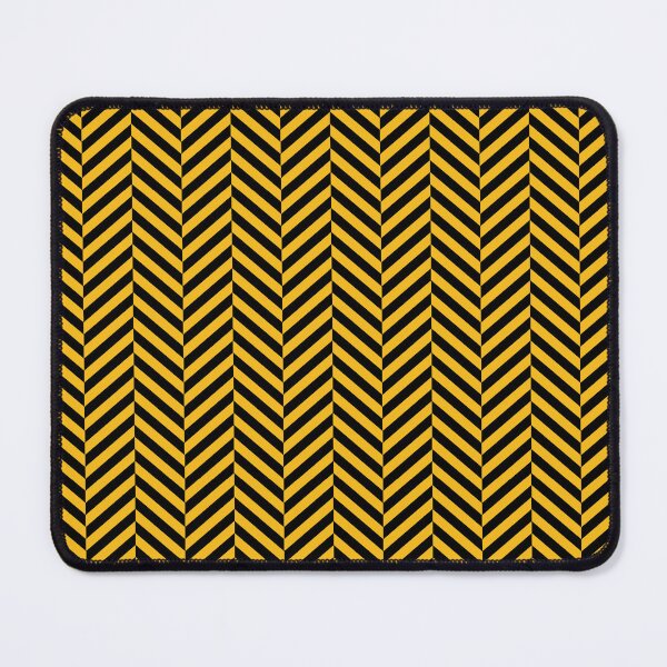 Item preview, Yellow and black herringbone pattern designed and sold by LinDraws.