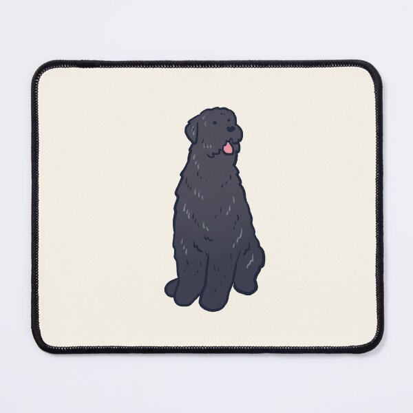 Item preview, black russian terrier dog illustration designed and sold by Mayarart.