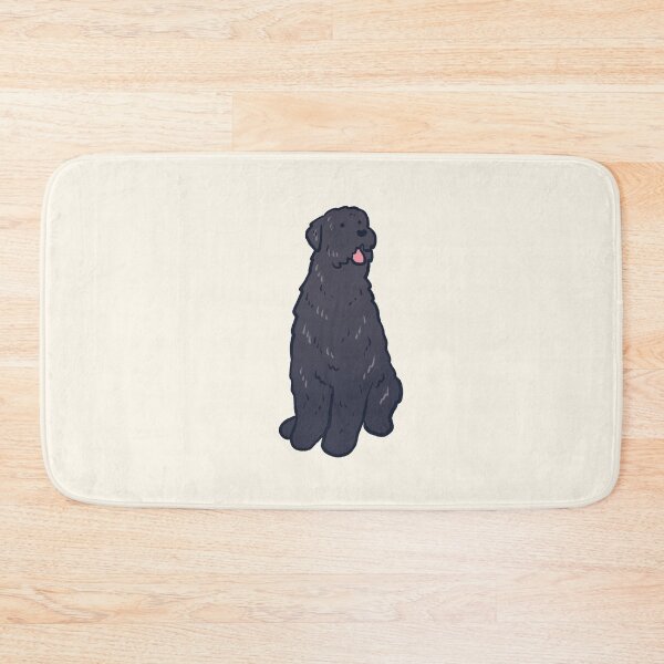 Item preview, black russian terrier dog illustration  designed and sold by Mayarart.